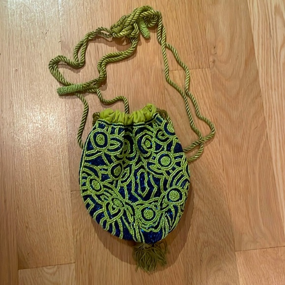 Feee People Beaded mini pouch purse - Picture 1 of 6